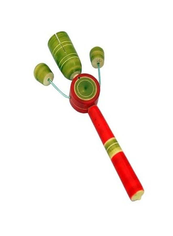 Little Mind Wooden Baby Rattles Set of 5 Natural Sensory Toys for Newborns & Infants 0-12 Months - Safe Teething, Sound Discovery & Motor Skill Development for Kids - Image 5